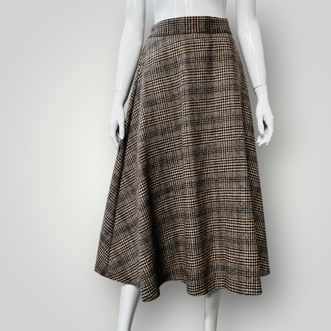 veve / plaid a line skirt / s / made in korea (3892285425569384561)