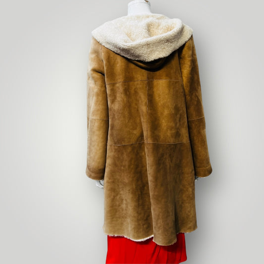 IÉNA / japanese shearling leather coat / s (3892285449510980128)