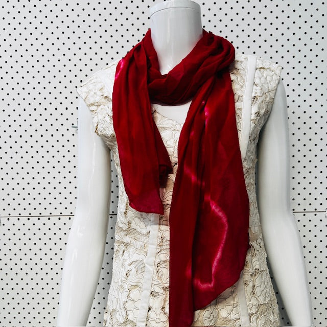 MIRANDA BROWN / silk scarf / tie dyed / made in nz (3892381941973853235)