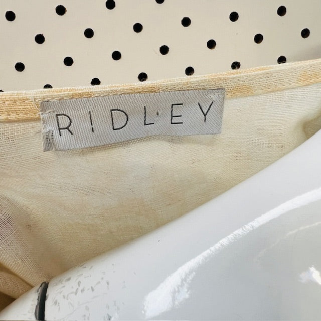 RIDLEY / 100% linen dress / plus sized S / made in italy (3892382021204587736)
