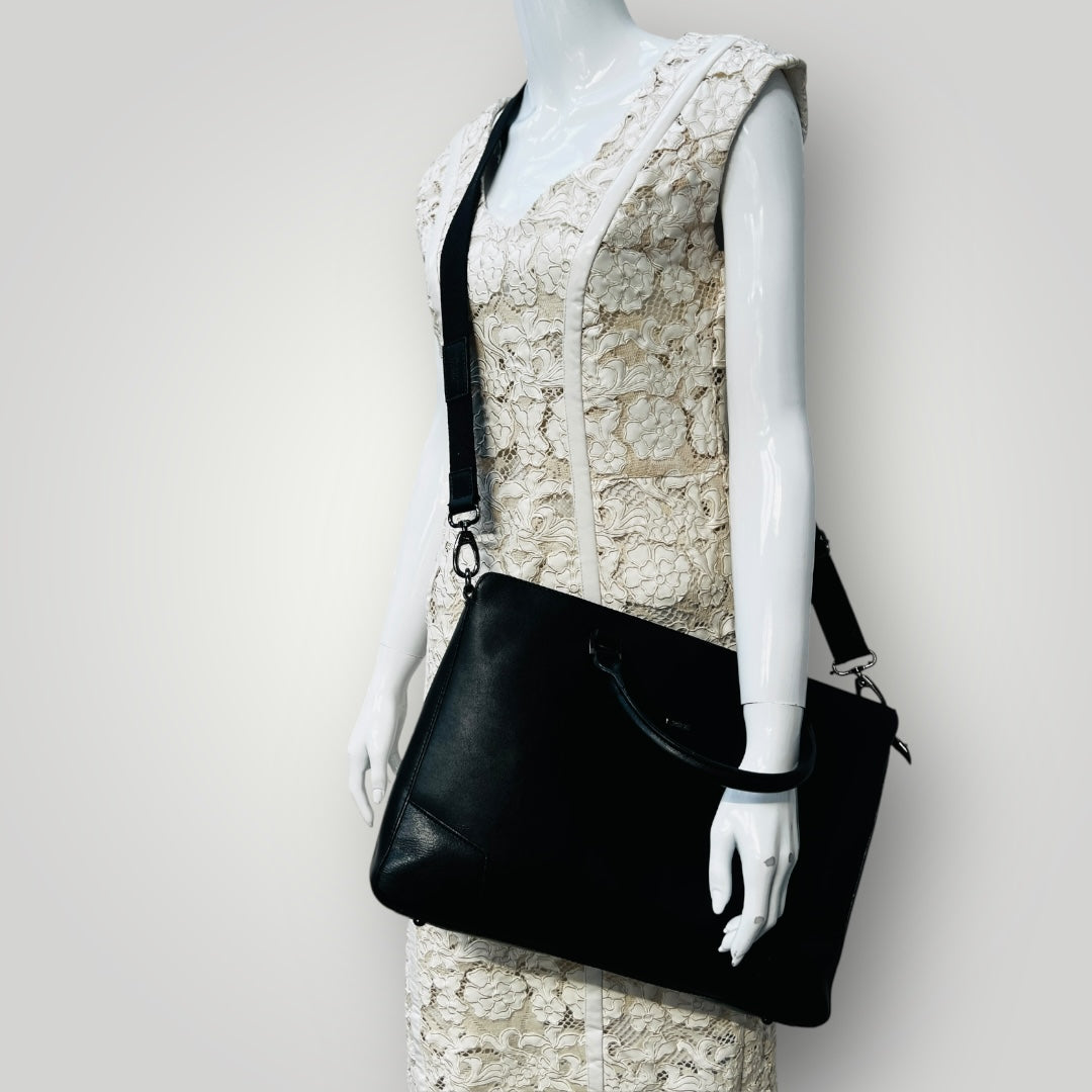 MORRISEY / cross body leather satchel (3892383839538597524)