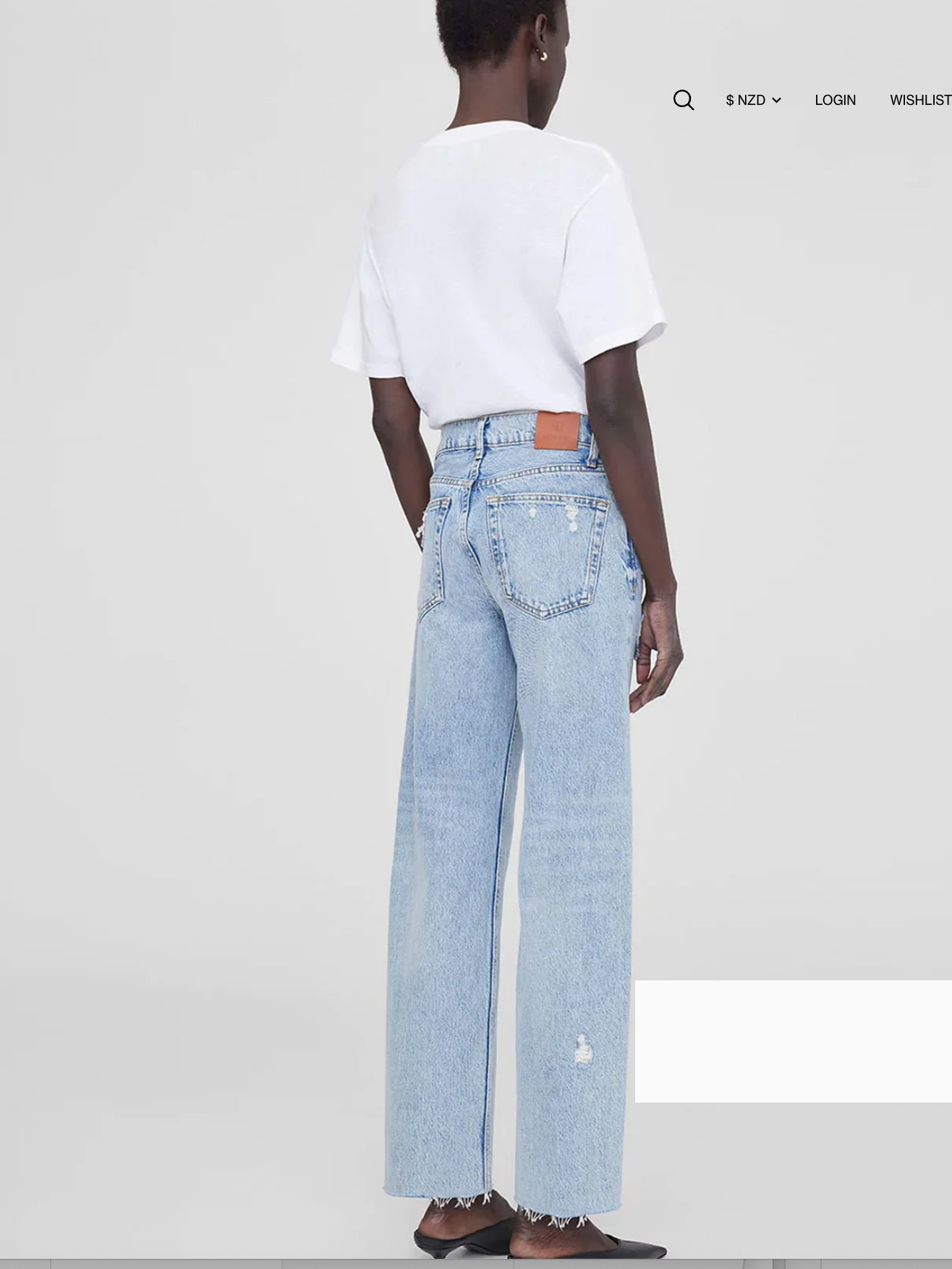 ANINE BING / 'gavin' boyfriend jeans / 26 (3892548011012342625)