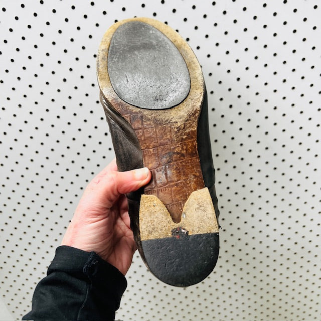 IXOS / leather oxfords / 40 (3892559094504087484)