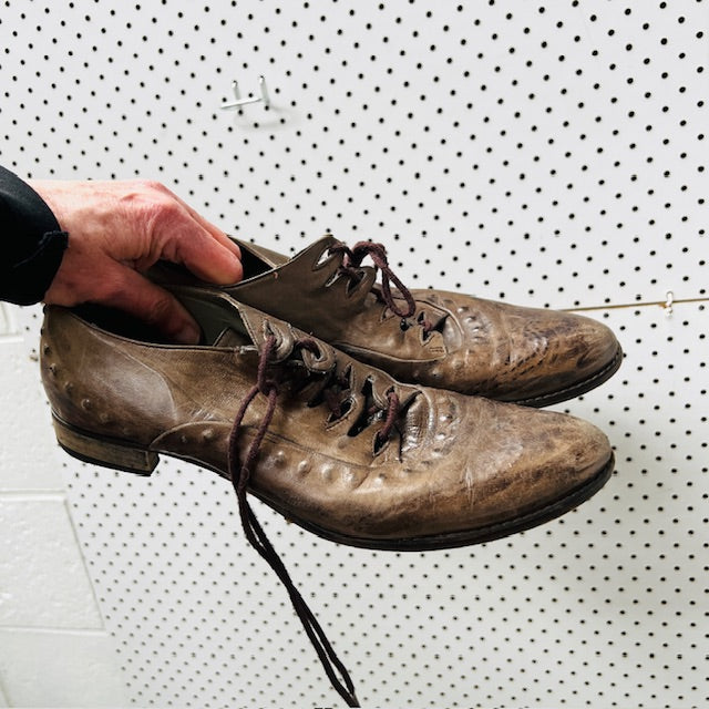 IXOS / leather oxfords / 40 (3892559102160178394)