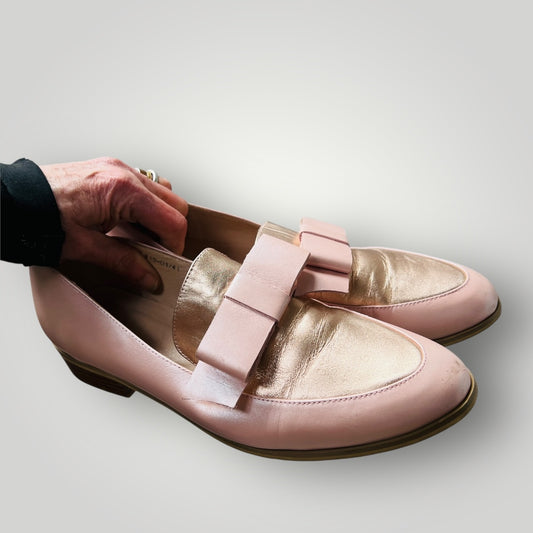 OLI / leather loafers in pink / 41 (3892559857323242838)