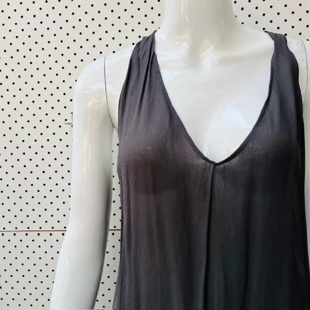 REPERTOIRE / racer back dress / s / made in nz (3893493140056110811)