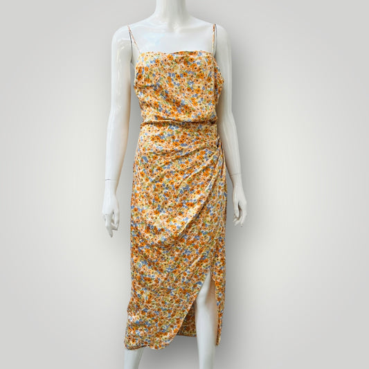 BEC + BRIDGE / 'heidi' silk floral midi dress / 10 (3893493566985680773)