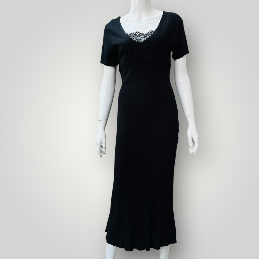 NOA NOA / black + lace midi / M (3893493606205668247)