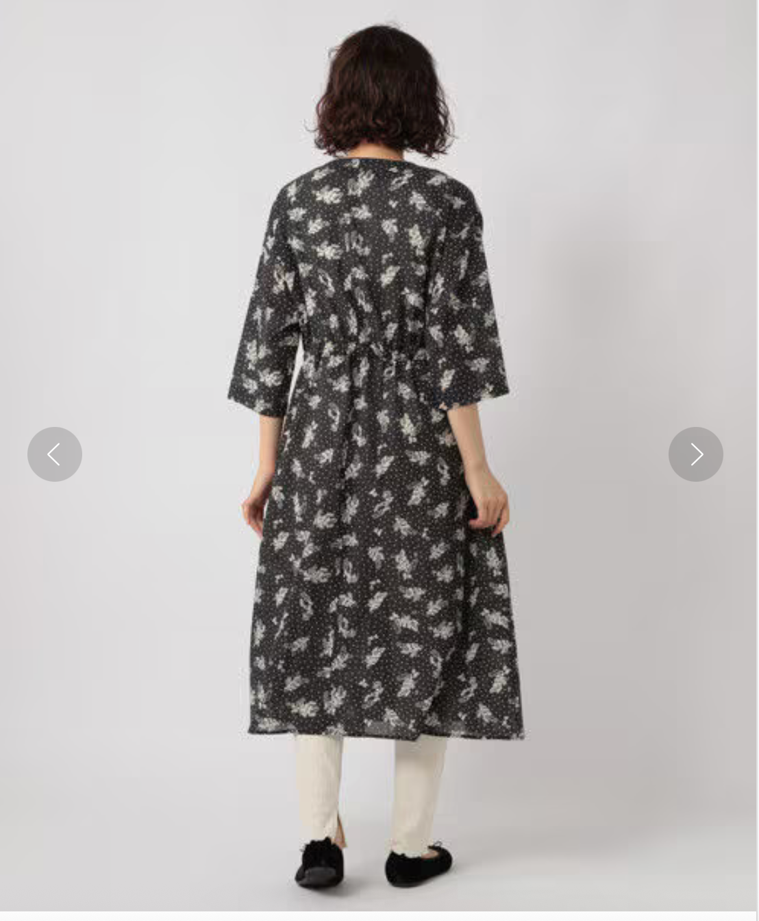 japanese / print wrap dress / studio clip / s/m (3893512885758678957)
