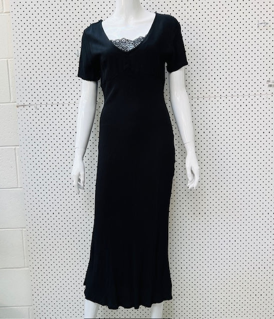 NOA NOA / black + lace midi / M (3893571861137842609)
