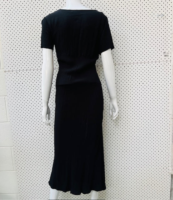 NOA NOA / black + lace midi / M (3893571873985845287)