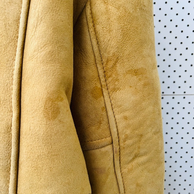 1970s nz vintage / MACALISTERS / shearling leather sheepskin jacket / 42 (3893654506244769180)
