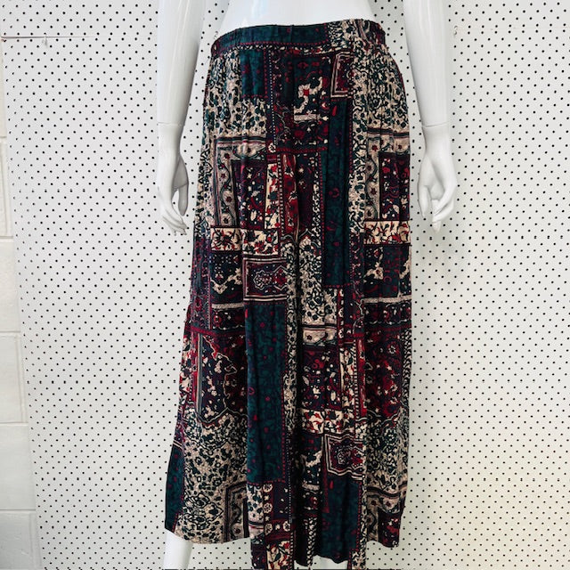 1990s vintage / KATIES / patterned skirt / made in australia / 16 (3893694728586473421)