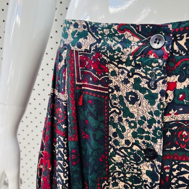 1990s vintage / KATIES / patterned skirt / made in australia / 16 (3893694730515129557)