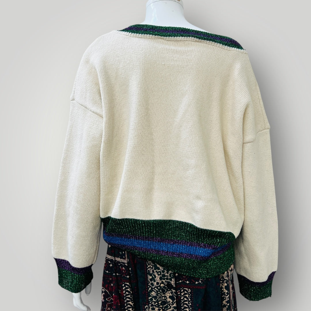 trelise cooper / 'hi my name is' jumper / m (3893695238943149177)