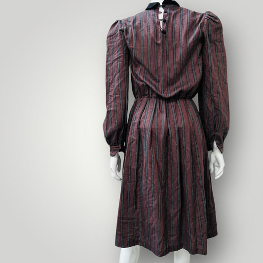 1980s nz vintage / DELTEX / dress / made in nz / s (3893695263412211499)