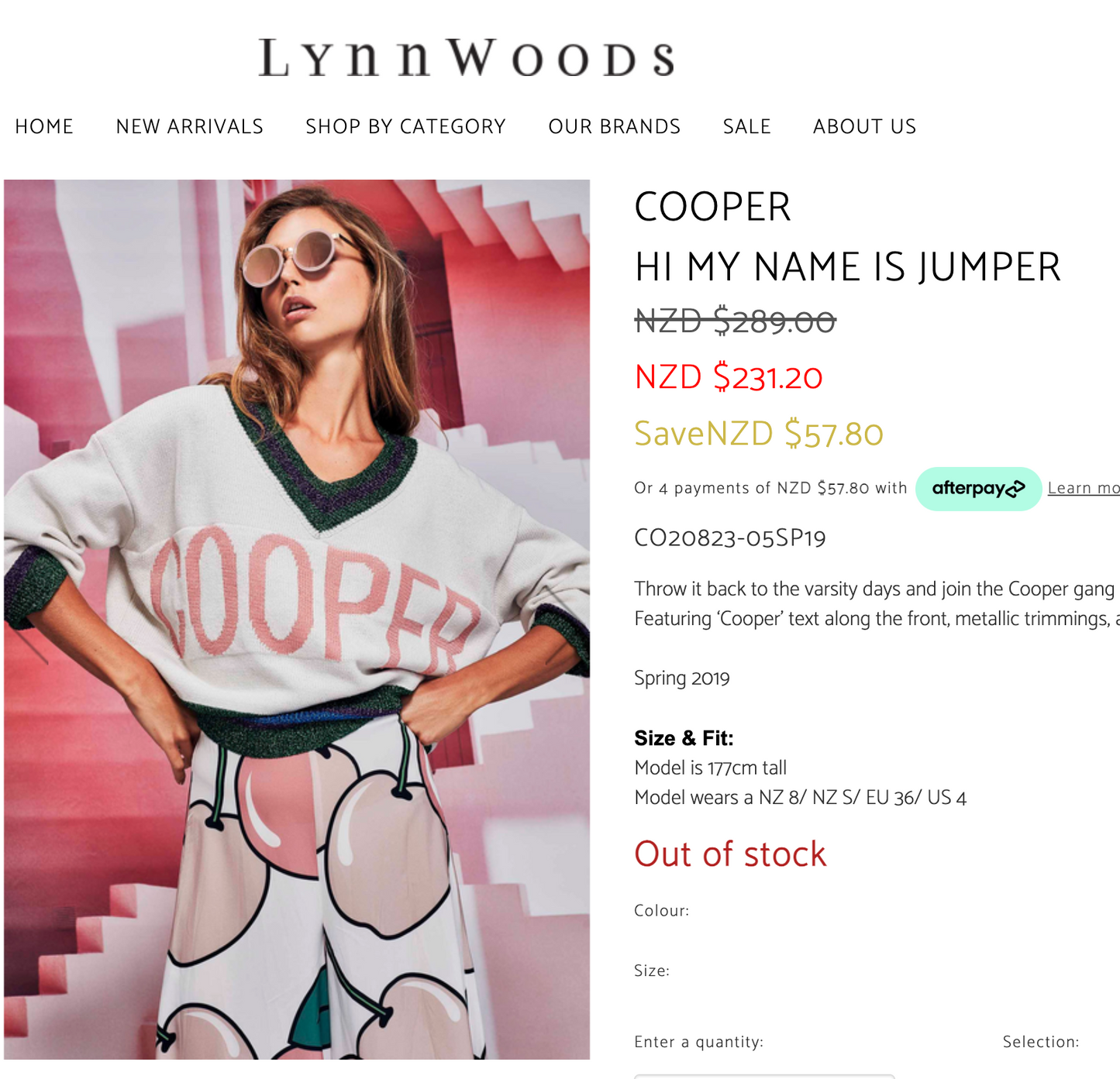 trelise cooper / 'hi my name is' jumper / m (3893763228887479911)