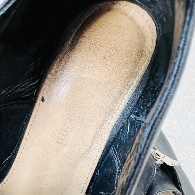 ISABELLA ANSELMI / black zip derby shoes / 39 (3894108229596398824)