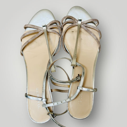 JO MERCER / silver heels / 8 (3894108732102719308)