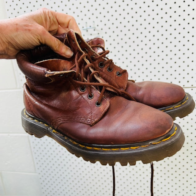 1990s vintage / dr martens brown 939 boots / made in england / 39 (3894777315373588154)