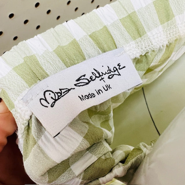 MISS SELFRIDGE / sae gingham maxi skirt / 12-14 (3894815107195829665)