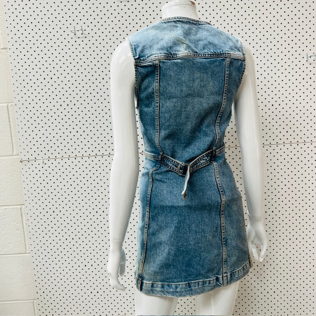 WEEKDAY / day denim dress / s (3895478049395822905)