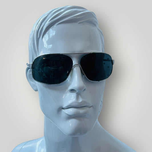 CoSTUME NATIONAL / 1990s vintage wrap sunglasses with case (3895549616046966878)