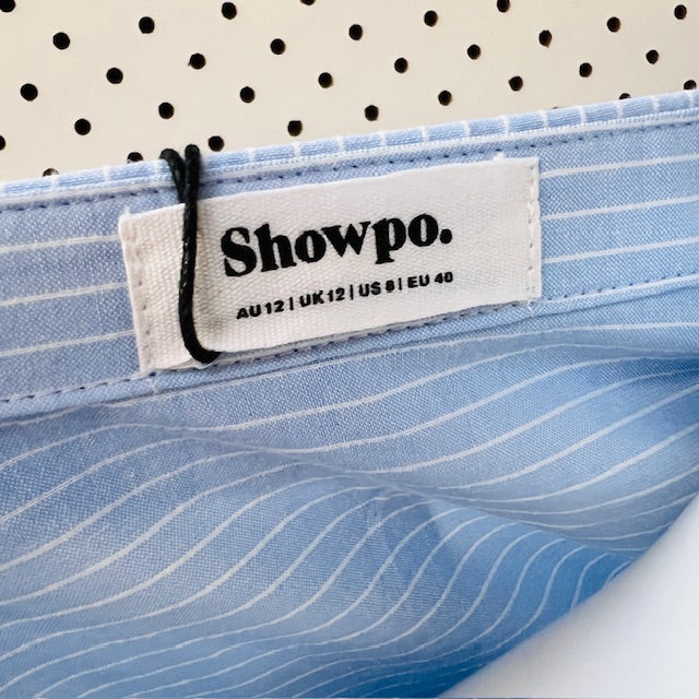 SHOWPO / heath mini dress / 12 / new with tags (3895559177078443560)