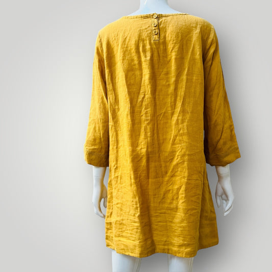 SEASALT CORNWALL / oceanfront tunic / linen / 10 (3895559512121654139)