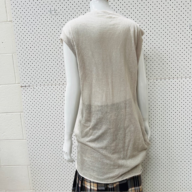 1990s vintage / ALIZA / linen tank dress / 12 (3895653193208010927)