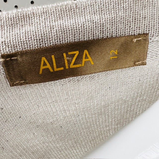 1990s vintage / ALIZA / linen tank dress / 12 (3895653194548316998)