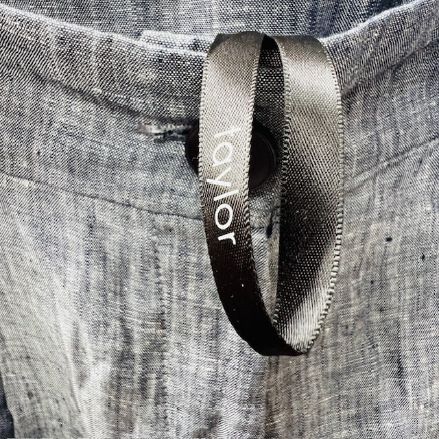 TAYLOR / linen pants / 14 / made in nz (3895915112917342348)