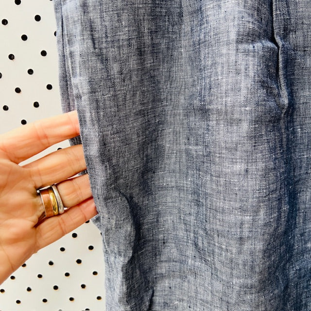 TAYLOR / linen pants / 14 / made in nz (3895915115078218384)