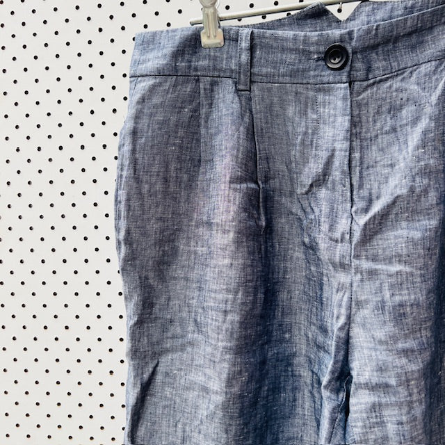 TAYLOR / linen pants / 14 / made in nz (3895915117168751787)