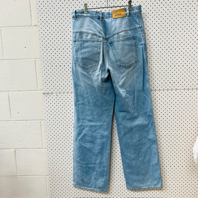 ISABEL MARANT / Dileskoa / High-Rise Wide-Leg Jeans / 40 (3895915127348927610)