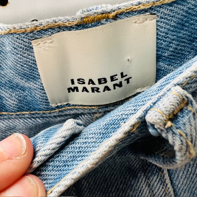 ISABEL MARANT / Dileskoa / High-Rise Wide-Leg Jeans / 40 (3895915131946129803)