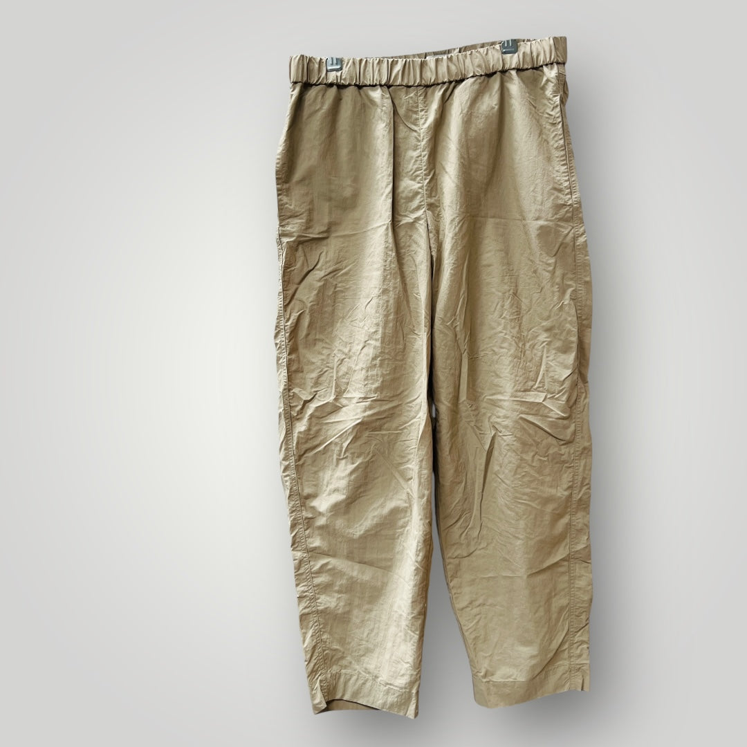 COS / barrel leg pants in taupe / s (3895915493777401989)