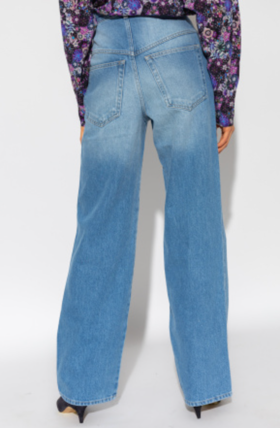 ISABEL MARANT / Dileskoa / High-Rise Wide-Leg Jeans / 40 (3895919025262798100)