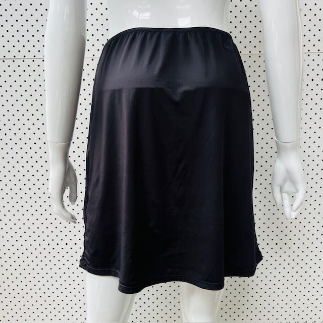 LYRIC / black half slip, lace trimmed / 12 (3896001228145474154)