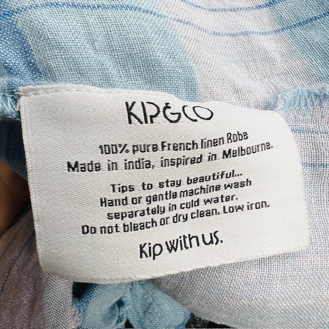 KIP + CO / french linen robe / s (3896001242966924601)