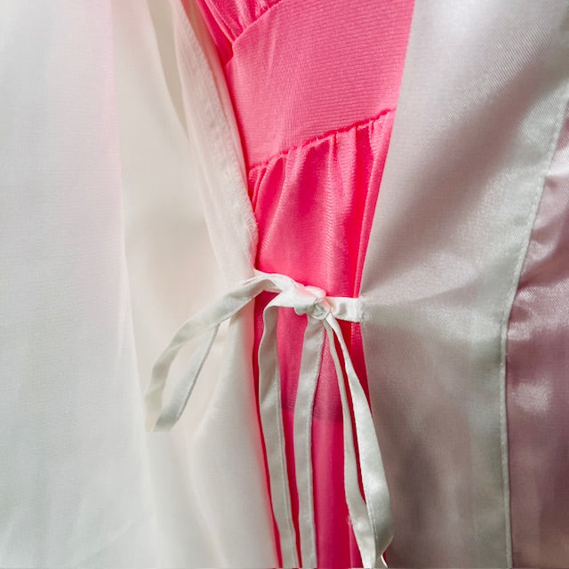 vintage / TRIUMPH / satin robe / L (3896001274494220259)