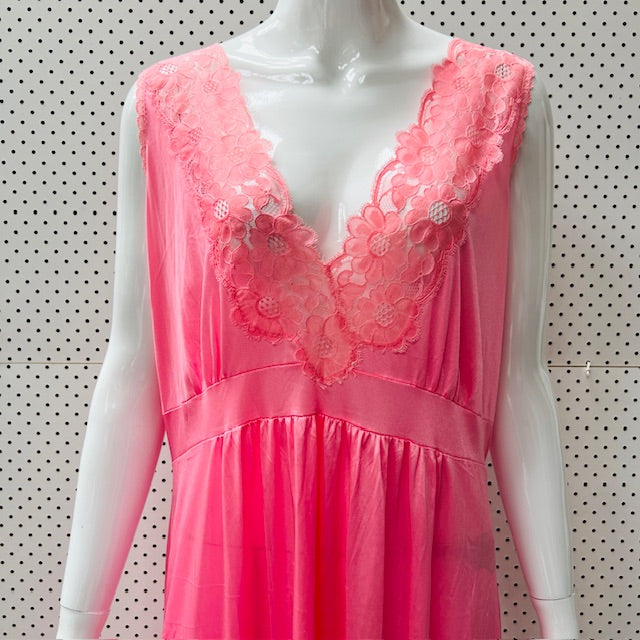1970s / vintage slip / pink / m/l (3896001298078756436)