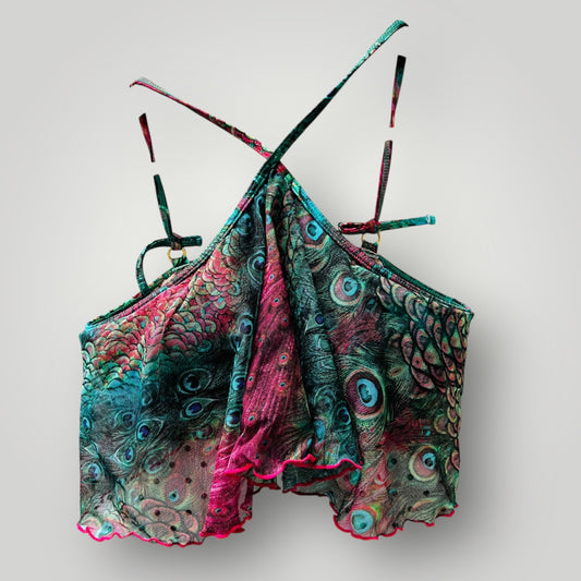 LUA MORENA / peacock coloured bikini / s/m / made in brazil (3896001447211074779)