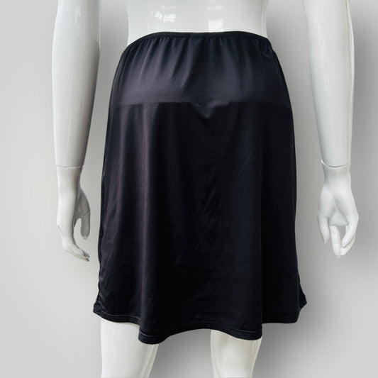 LYRIC / black half slip, lace trimmed / 12 (3896001993155575033)