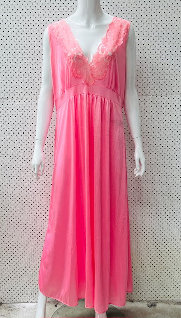 1970s / vintage slip / pink / m/l (3896003184330221825)
