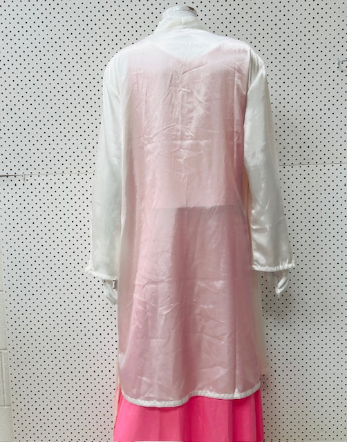 vintage / TRIUMPH / satin robe / L (3896004072360810504)