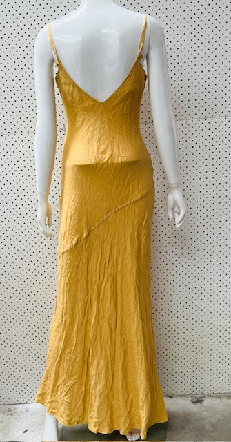linen / slip dress / 42 / made in italy (3896004467056603795)