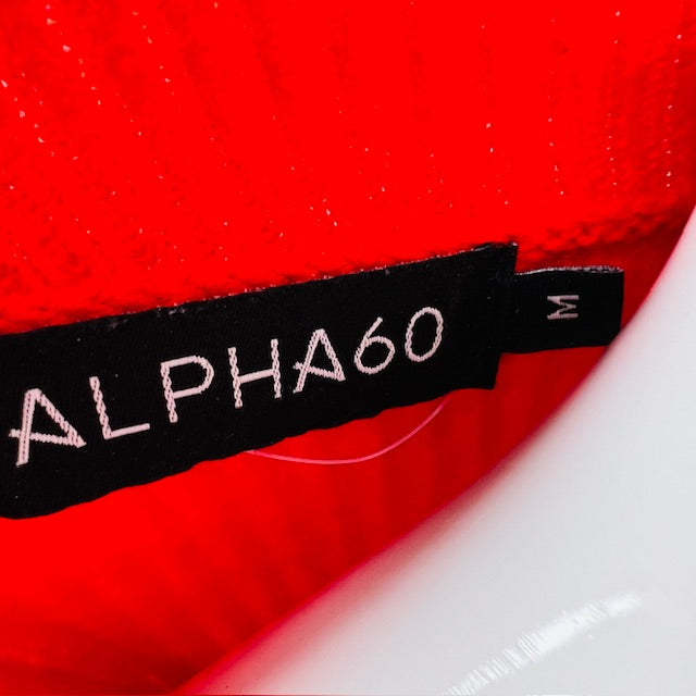 ALPHA 60 / red merino jumper / s/m (3896075893298714196)