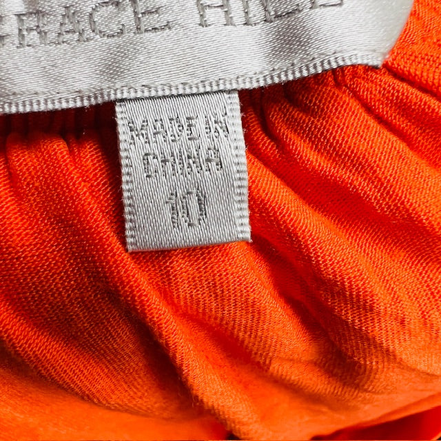 GRACE HILL / orange tulle skirt / 10 (3896075948803348443)