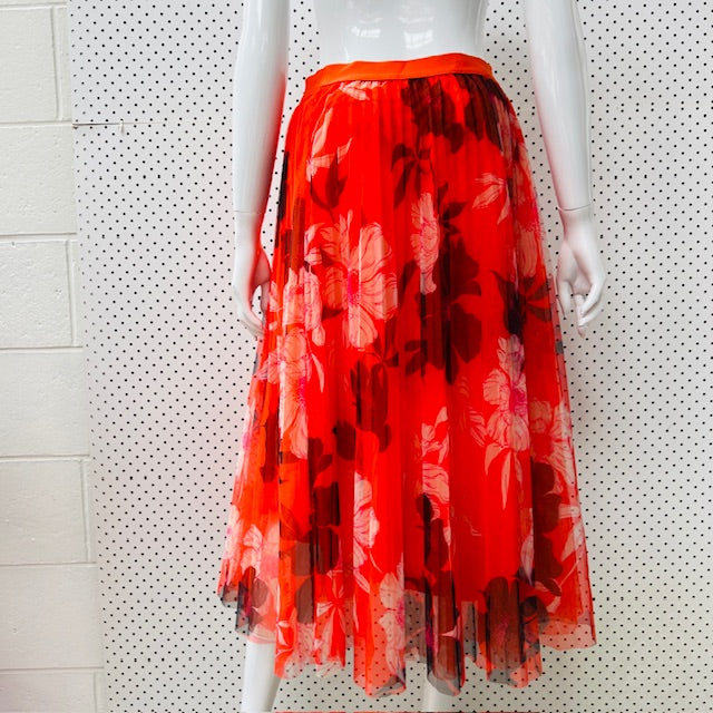 GRACE HILL / orange tulle skirt / 10 (3896075953168382227)